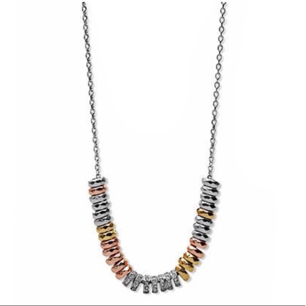 Fossil Rondelle Necklace